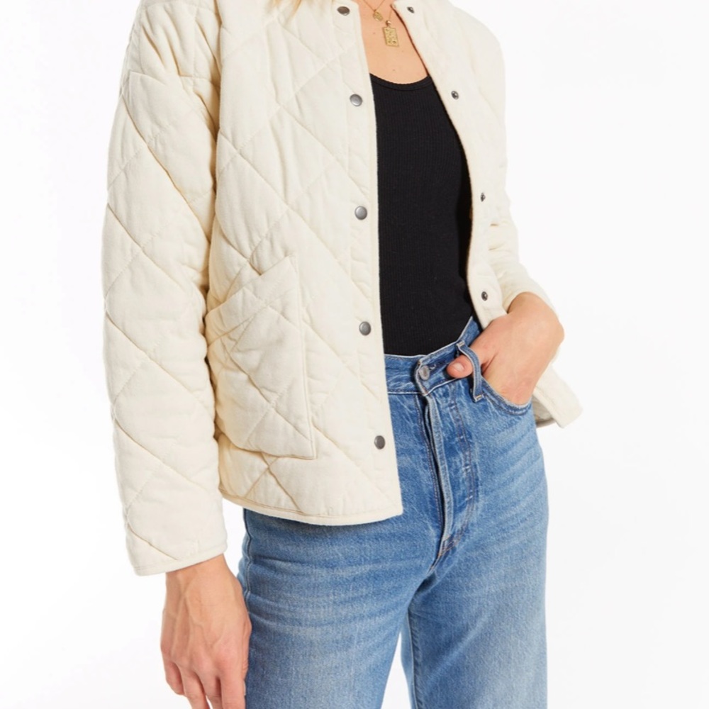 Z Supply maya quilted coat.
